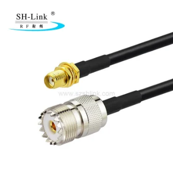 RG174线 UHF 直母头转SMA直母头线缆组件